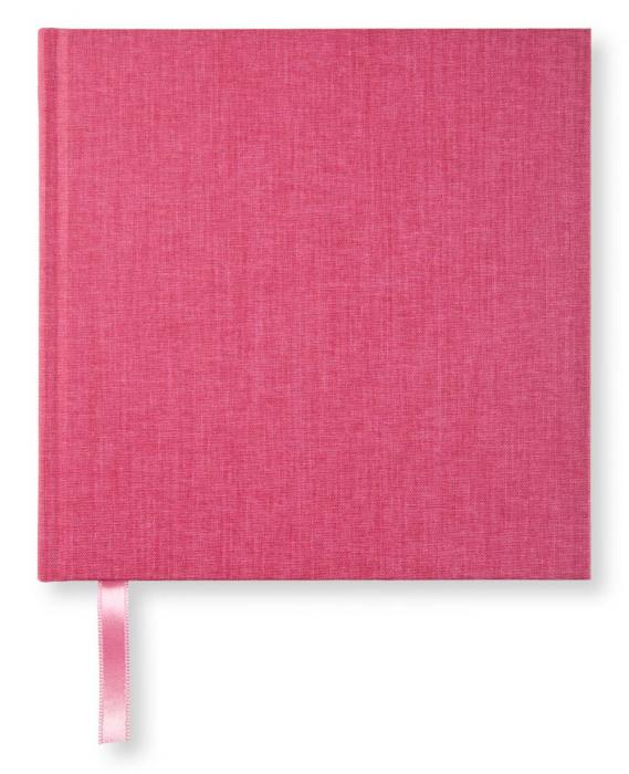 Olinjerad Blank Book 185x185 Rasberry Sorbet