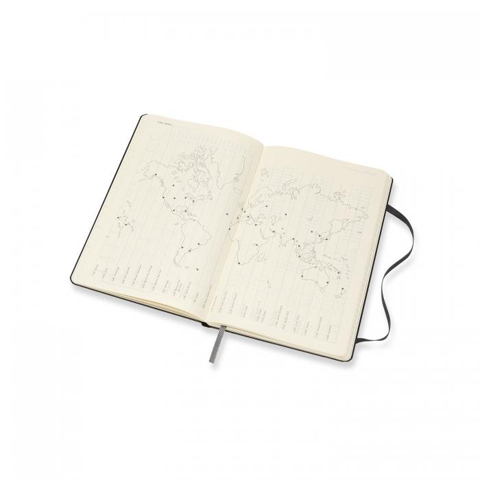 Moleskine Moleskine Veckokalender L Svart Hård 20-21 - Kalenderkungen.se