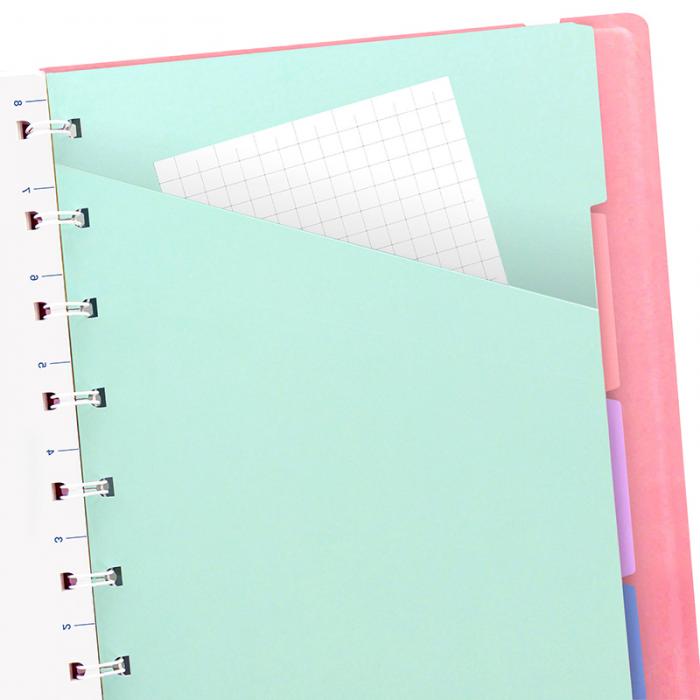 Filofax A5 Classic Notebook Linjerad Pink