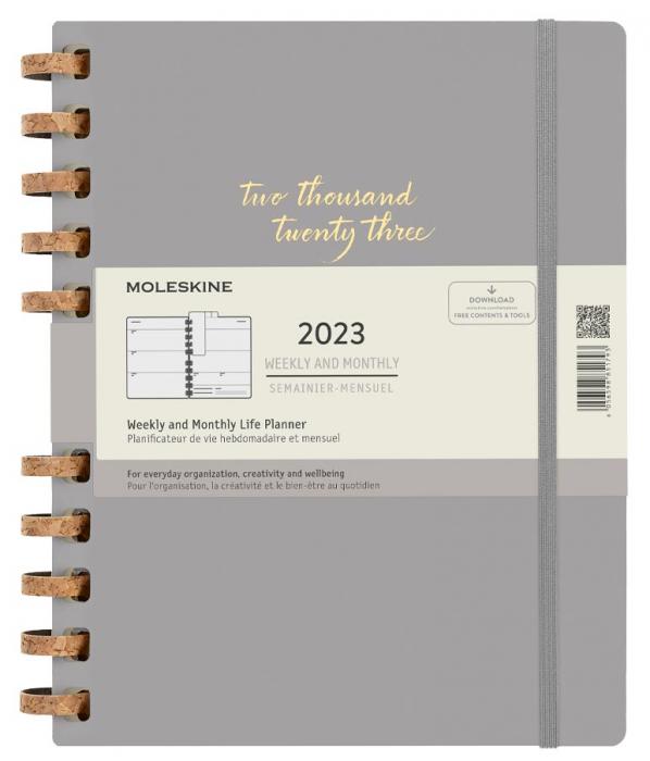 Spiral Planner 2023 XXL Smoke Grey