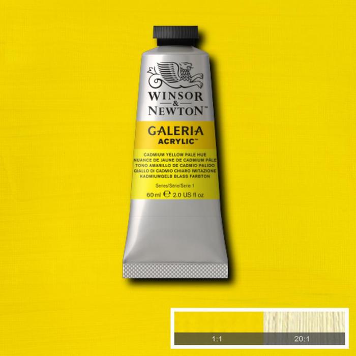 Akrylfrg Galeria 60ml Cadmium yellow pale hue 114