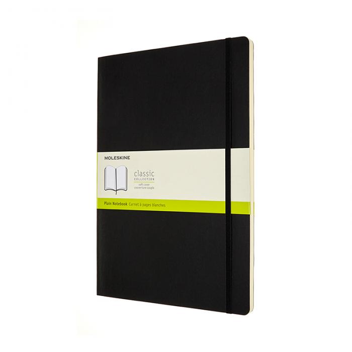 Moleskine Moleskine Classic Soft A4 Plain Notebook Black - Kalenderkungen.se