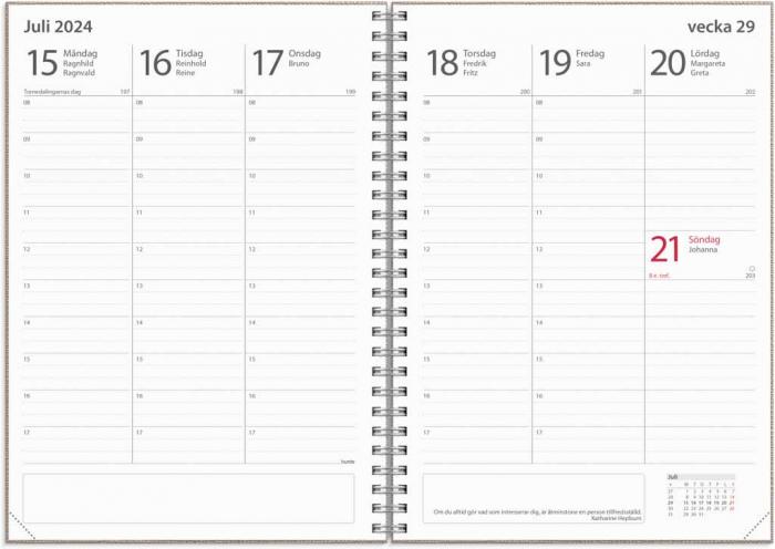 Kalender Study A5 Nomad beige 2023-2024