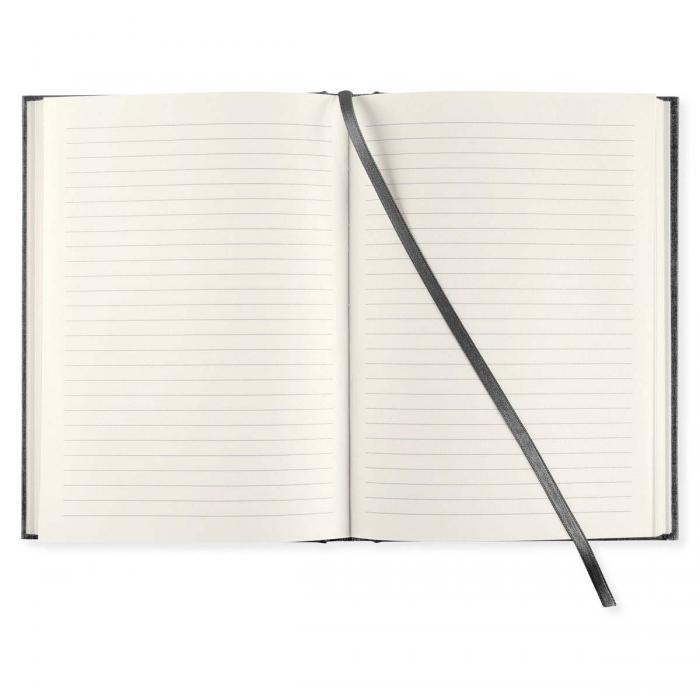 Linjerad Notebook A5 256 sidor Transparent Black