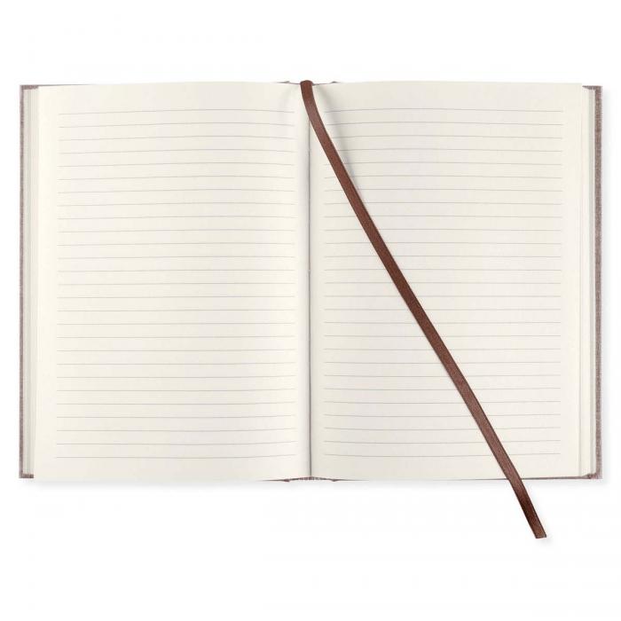 Linjerad Notebook A5 256 sidor Brown Oak