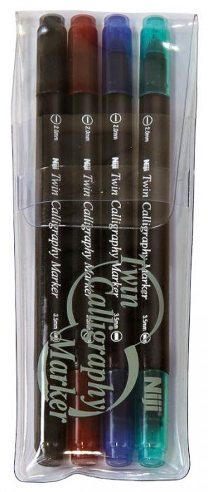 Kalligrafipenna NiJi Calligrafi VB, 4-pack