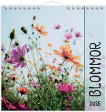 Väggkalender Blommor 2025