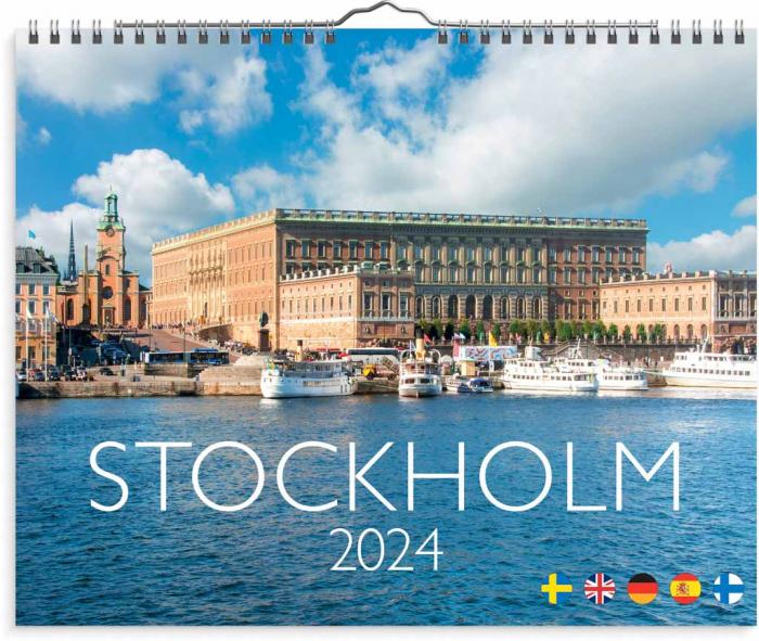 Väggkalender Stockholm 2024