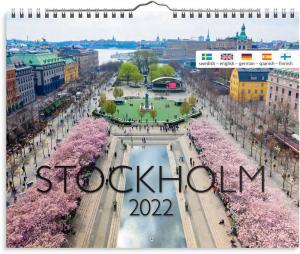 Väggkalender Stockholm 2022