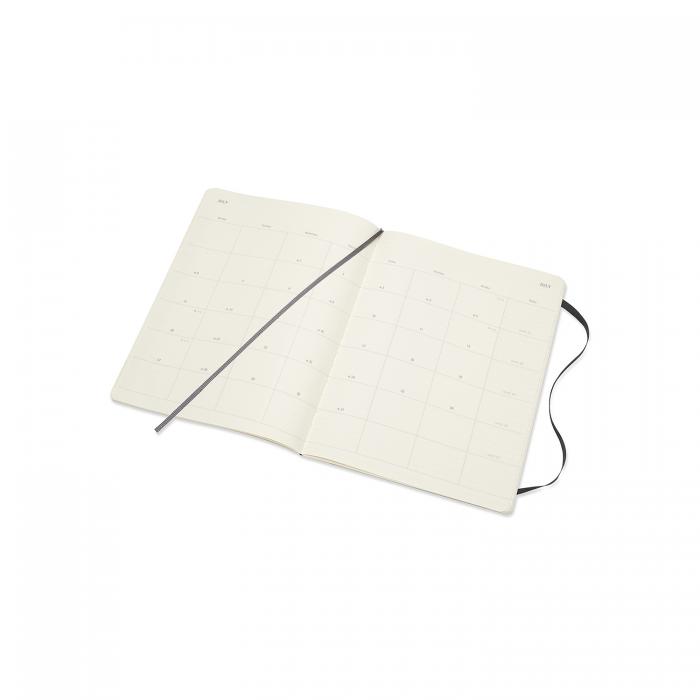 Moleskine Moleskine Monthly Notebook svart soft XL 20/21 - Kalenderkungen.se