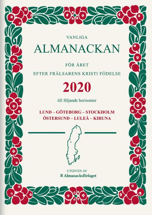 Almanacksförlaget Vanliga almanackan 2020 - Kalenderkungen.se