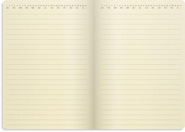 Liten veckokalender Forma Deluxe svart 2024