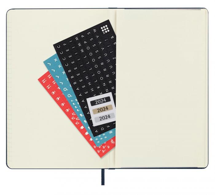 Moleskine Daily Sapphire Blue Hard Large 2024 