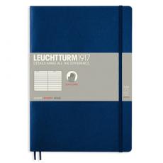 Leuchtturm Notebook B5 Soft 123s Navy Linjerad