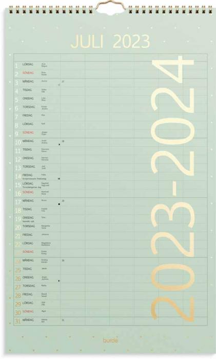 Familjekalender Color 2023-2024