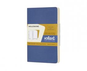 Moleskine Moleskine Volant Journal Plain Pocket Coral Orange/aquamarine blue - Kalenderkungen.se