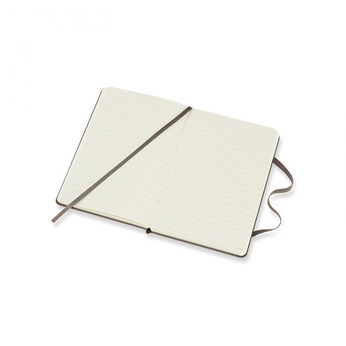 Moleskine Ruled Classic Notebook Pocket - Brun 9x14cm