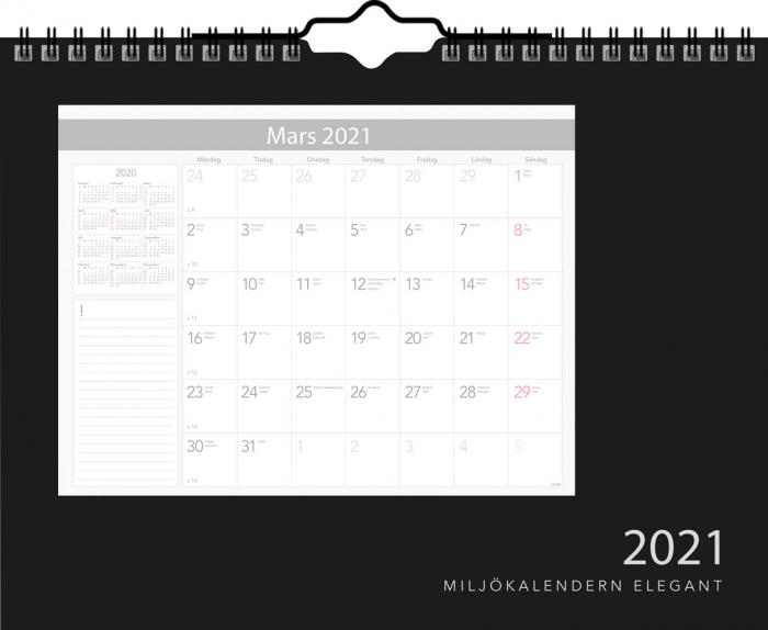 Miljokalendern elegant 2021