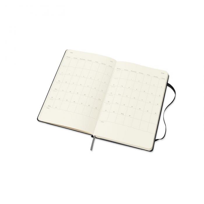 Moleskine Weekly Notebook Black hard Large 2022