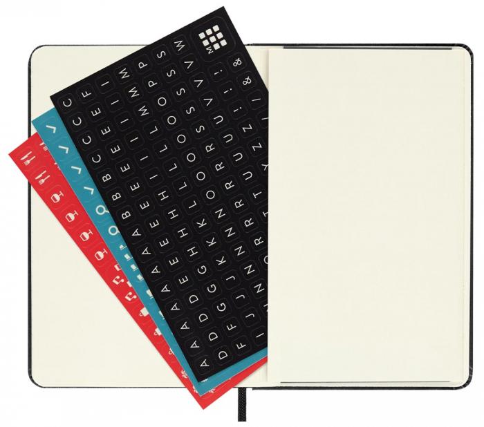 Moleskine Weekly Planner Vertical Svart hard pocket 2023