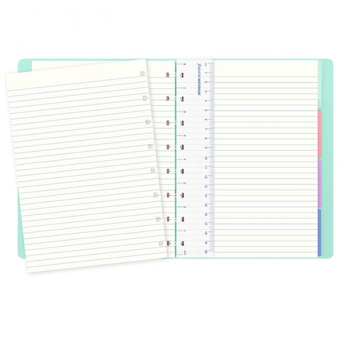 Filofax A5 Classic Notebook Linjerad Duck Egg