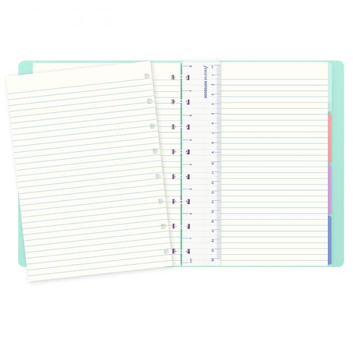 Filofax A5 Classic Notebook Linjerad Duck Egg