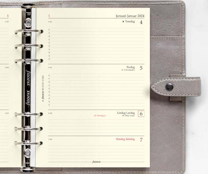 Filofax Dagbok A5 2024 v/u