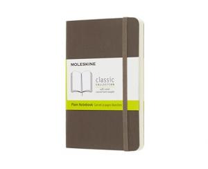 Moleskine Notebook Pocket Soft Cover - Brun - Olinjerad