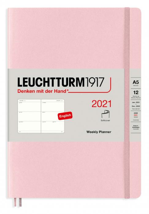 Leuchtturm Week planner A5 Soft Powder 2021