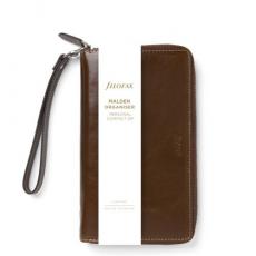 Filofax Malden Systemkalender Personal Compact Zip Ochre