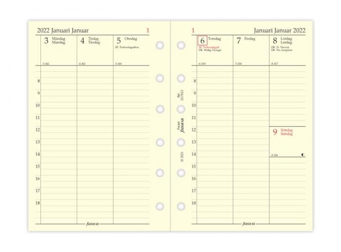 Filofax Dagbok Pocket vertikal 2022