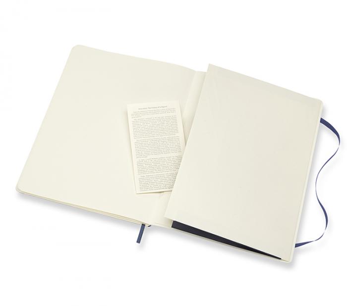 Moleskine Notebook X-large Soft Cover - Bl - Olinjerad