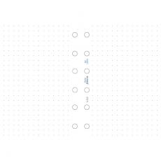 Filofax dotted vita blad mini
