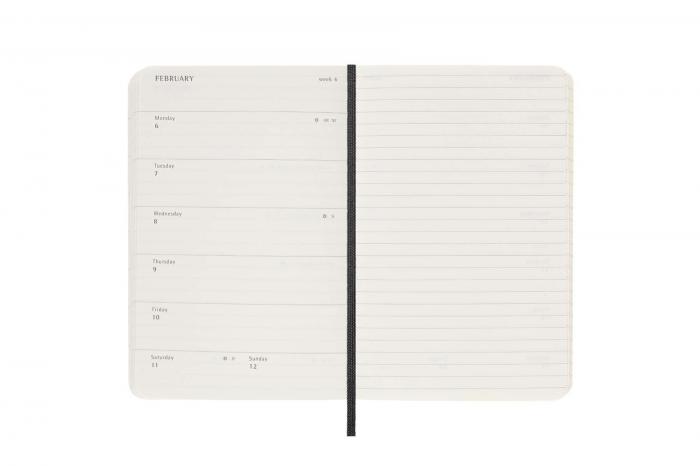 Moleskine Veckokalender Pocket soft 22/23 Svart