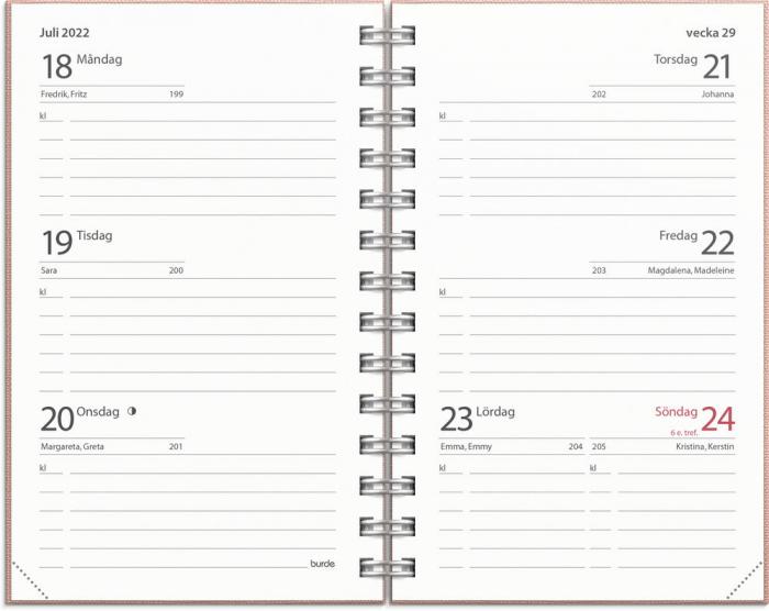 Kalender 22/23 Compact Nomad rosa