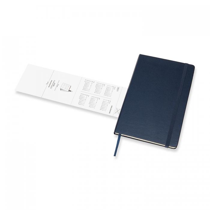 Moleskine Weekly Notebook Blue hard Large 2021