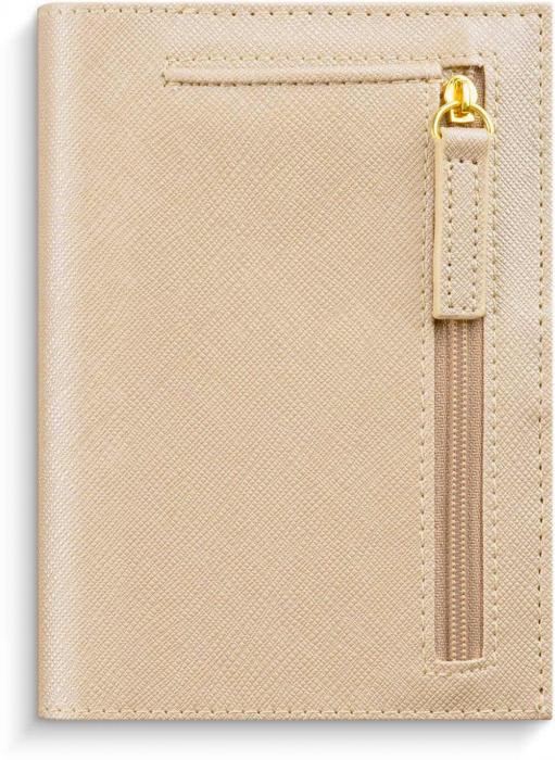 Mini Systemkalender beige konstläder Tora 2023