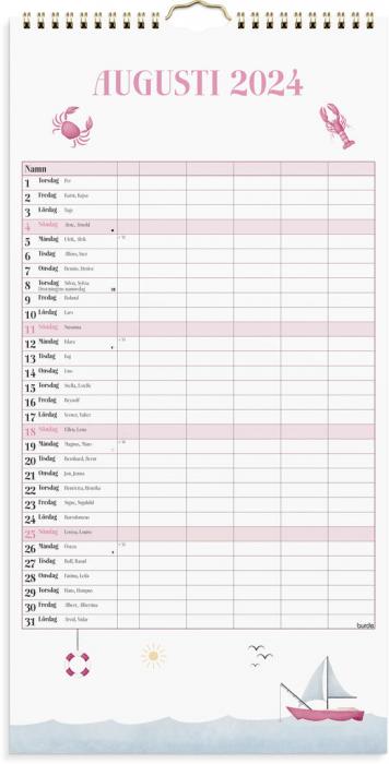 Annies familjekalender 2024