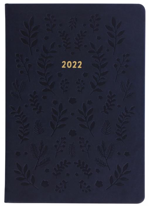 Kalender Letts Woodland A6 V/U Navy 2022