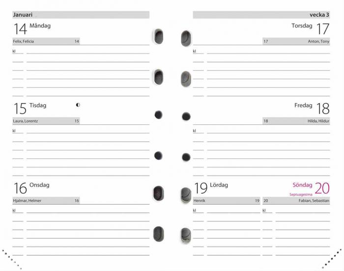 Burde Publishing AB Compact kalendersats 2020 - Kalenderkungen.se