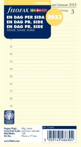 Filofax dagbok personal dag/sida 2023