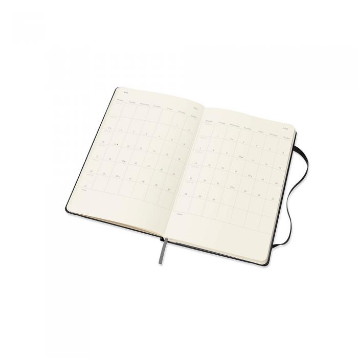 Moleskine Horizontal Weekly Black hard Large 2021