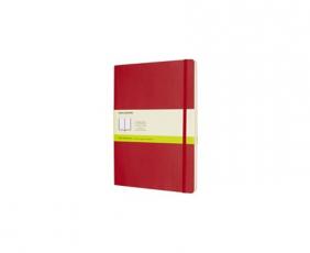 Moleskine Notebook X-large Soft Cover - Röd - Olinjerad