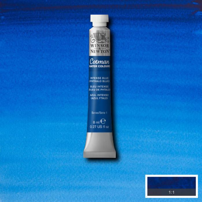 Akvarellfrg Cotman 8ml Intense blue 327