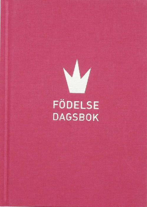 Fdelsedagsbok inbunden rosa