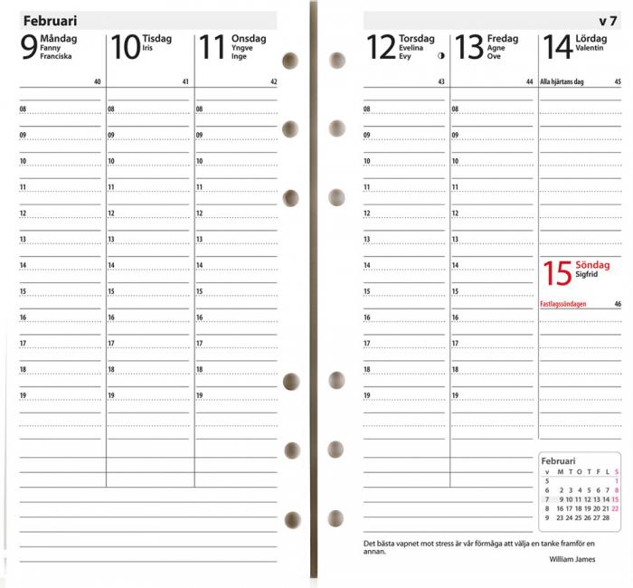 Regent kalendersats Interplano XL 2021