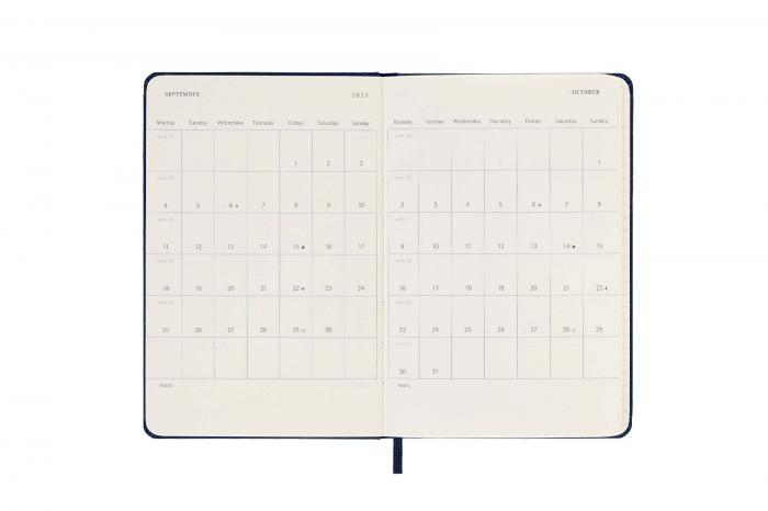 Moleskine Veckokalender Pkt Hard 22/23 Saphire Blue