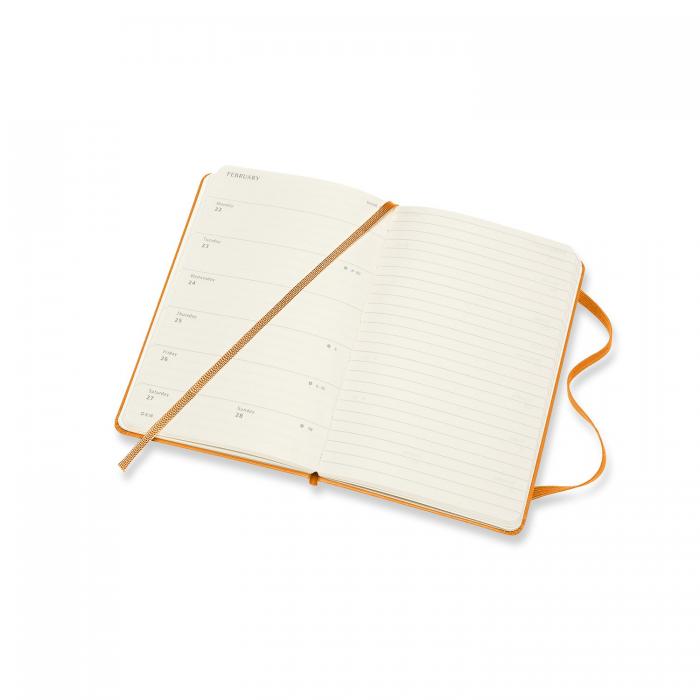 Moleskine Moleskine Veckokalender Pkt Orange Hård 20/21 - Kalenderkungen.se