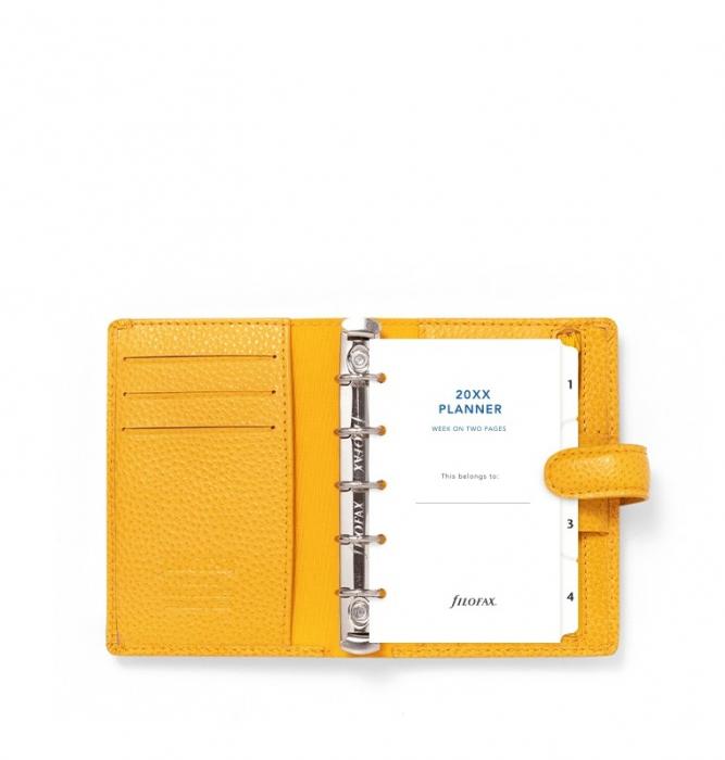 Filofax Finsbury Mini Mustard