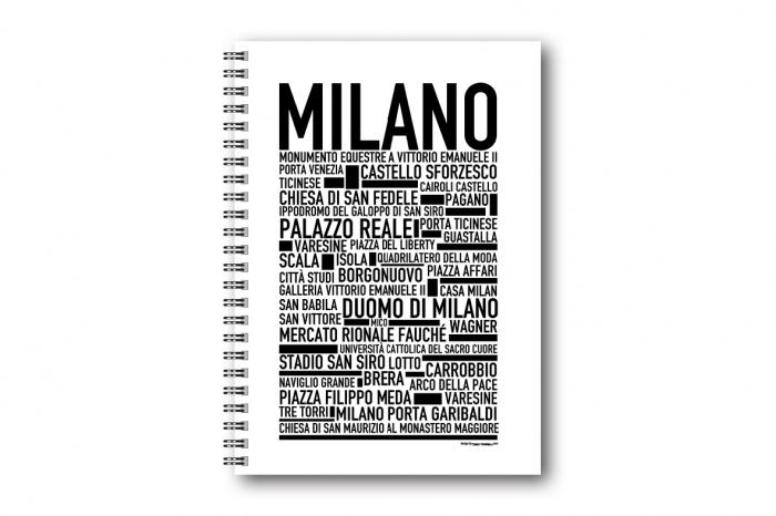 Anteckningsbok Milano